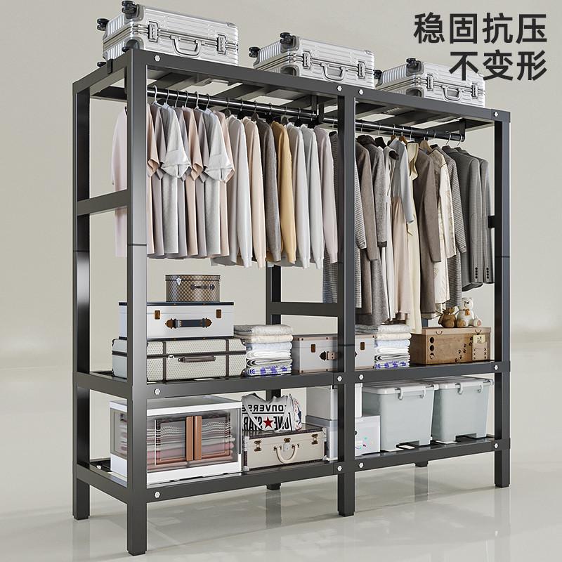 免安装衣柜卧室家用开门式简易布衣柜折叠衣橱坚固耐用全钢架