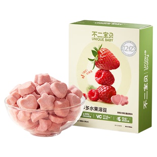 不二宝贝水果益生菌溶溶豆搭无添加婴儿幼儿6个月以上宝宝小零食