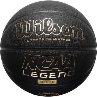 Wilson威尔胜篮球黑金款NCAA七号球青少年儿童室内外通用篮球街球