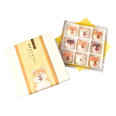 可可爱爱柴犬夹心棉花糖