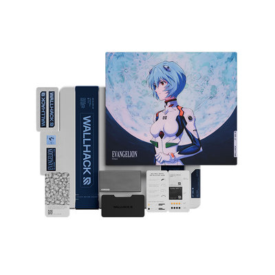 沃哈克EVA凌波零联名玻璃鼠标垫