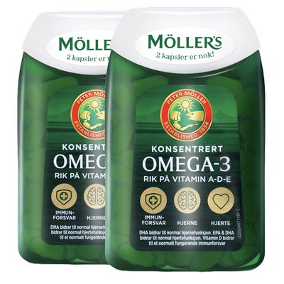 挪威mollers沐乐思双效鱼油胶囊