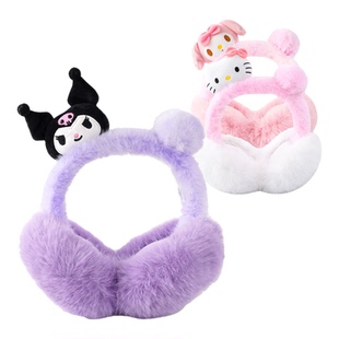 美乐蒂儿童耳罩围巾秋冬季新品防寒保暖毛绒耳暖女童女孩宝宝耳包