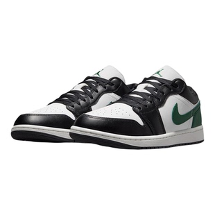 Nike耐克男鞋2026秋JORDAN AJ1黑绿白撞色复古休闲板鞋553558-047