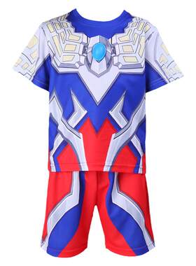 【可发光】奥特曼衣服短袖套装