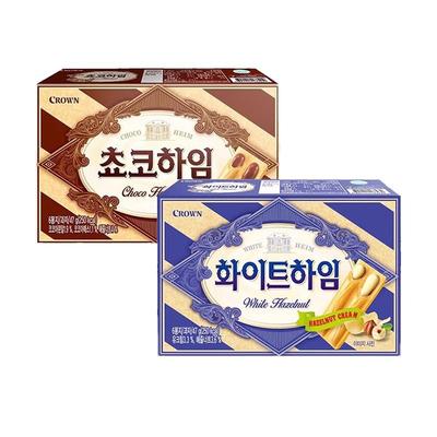 克丽安威化饼干2种口味韩国进口