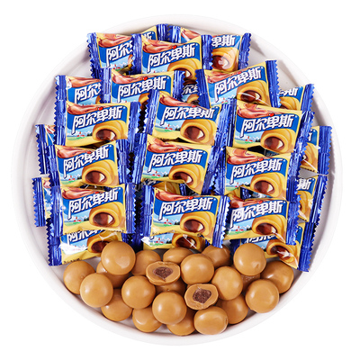 阿尔卑斯夹心太妃糖糖果软糖夹心糖散装散糖进口品牌喜糖婚糖结婚