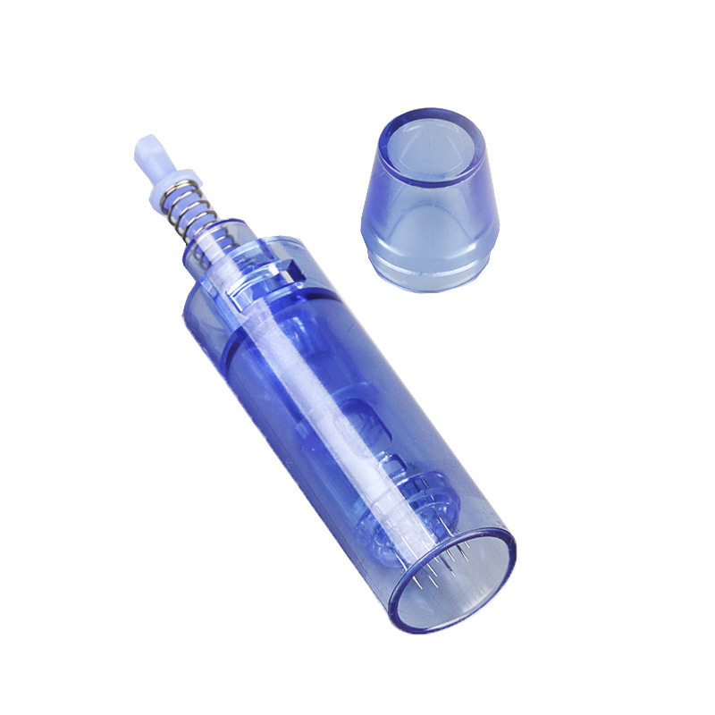 卡口电动微针针头蓝帽通用纳米晶片导入孕唇孕睫术粉底微晶