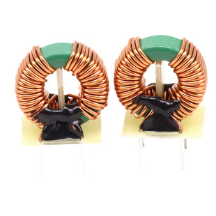 共模电感14*9*5 5MH插件带PCB底板磁环电感 滤波EMC功率电感线圈