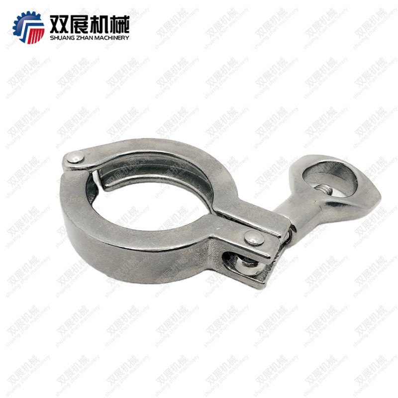 卫生级SS316SS304不锈钢对叠单销卡箍快装卡销卡接中型38 51clamp