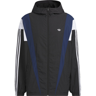 Adidas/阿迪达斯正品三叶草男士运动梭织拼接连帽宽松外套KS3552