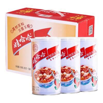 娃哈哈八宝粥桂圆莲子粗粮哇哈哈官方旗舰店同款360g*12罐整箱