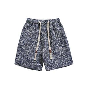 NASA STUSY美式高街2025新款夏装男款休闲五分裤子薄款宽松短裤