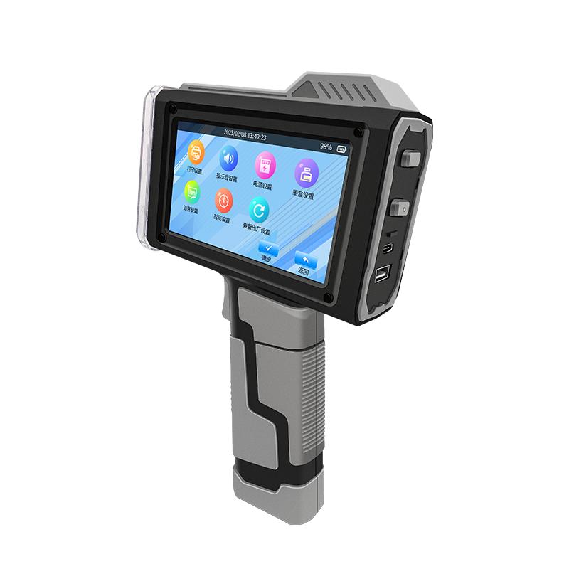 小妖鲸喷码机手持小型生产日期打码机手持喷码机打价格标签机高清速干凹凸曲面图片logo二维码可流水线喷码机