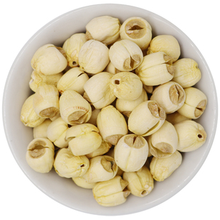 建宁莲子干货无芯白莲去芯非磨皮湘潭莲通心250g百合银耳羹粉材料