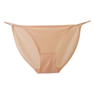 内裤女高开叉无痕细带一片式低腰隐形透气高弹运动健身冰丝三角裤