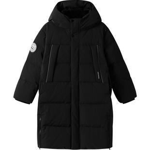 巴拉巴拉儿童羽绒服男童加长款冬季新款加厚外套女童极寒保暖锁温