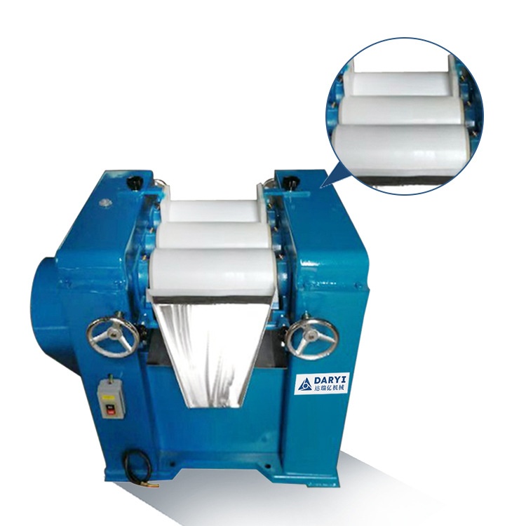 中试陶瓷三辊机涂料颜料油墨口红实验室三辊机150陶瓷三辊研磨机