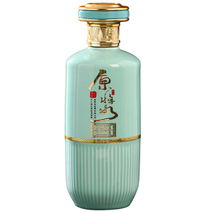 景德镇陶瓷1斤装散装白酒空酒瓶密封酒坛六瓶一箱套装酒具礼品