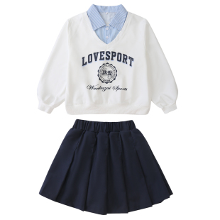 元旦儿童演出服学院风合唱朗诵啦啦队小学生运动会开幕式服装班服