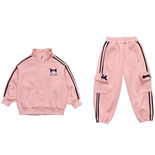 女童春装套装2026新款洋气小女孩库洛米外套运动两件套春秋季衣服