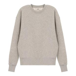 AMI PARIS 男女同款浅灰色套头卫衣银泰百货精品 301574