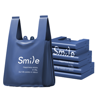 靓涤垃圾袋家用加厚手提式中大号背心厨房专用塑料袋特厚超厚商用