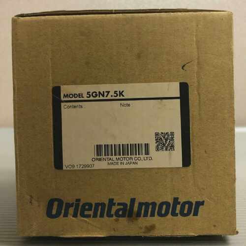 Oriental Motor 5GN7.5K Gear Head New In Box