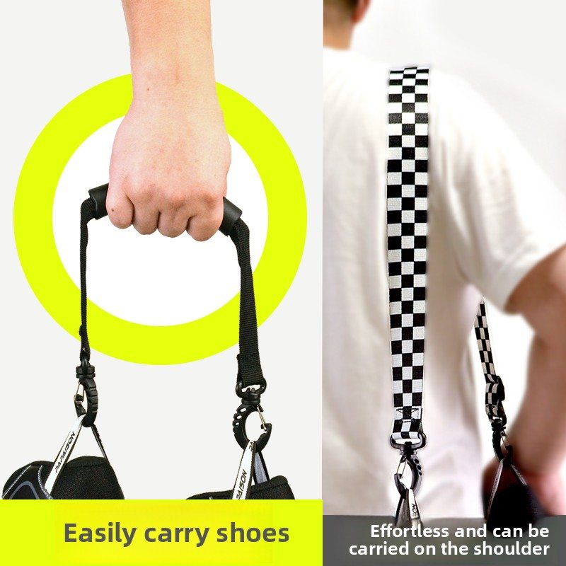 轮滑鞋提扣雪鞋挂钩溜冰提手鞋扣滑雪提鞋扣肩背带子雪靴滑冰配件