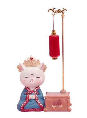 故宫文创少女心宫廷猫布置小摆件