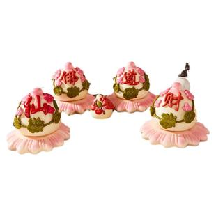 过年上供馒头莲花佛道仙财花糕初一十五仙家用品山东花馍饽饽祝寿