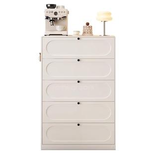 三梦铁皮斗柜五斗柜卧室床尾抽屉式收纳柜多层柜客厅靠墙抽屉立柜