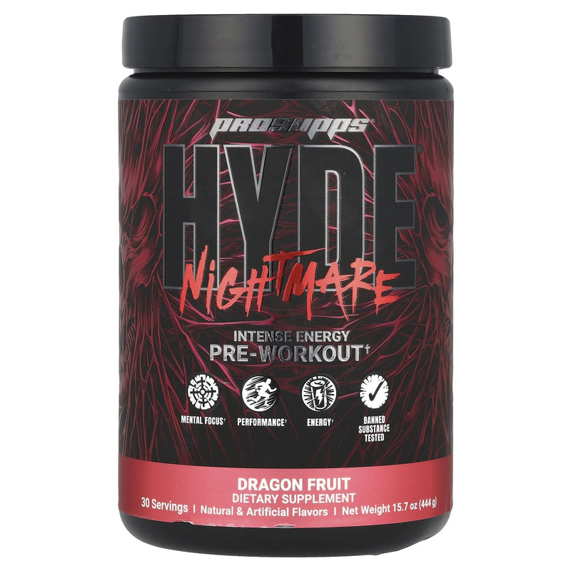 ProSupps,Hyde® Nightmare,能量锻炼前配方