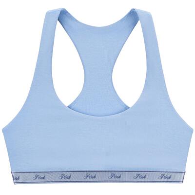 维密PINK舒适棉质徽标背心文胸