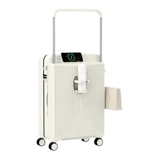 行李箱拉链款双层防爆宽拉杆密码箱大容量pc旅行箱学生男结实耐用