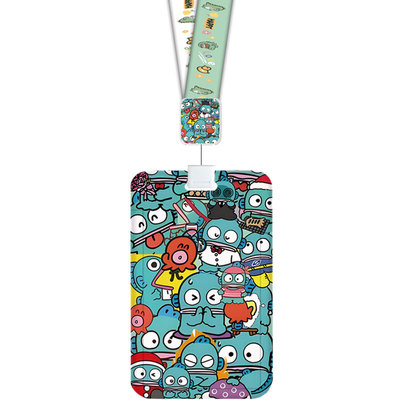 公交胸牌饭卡卡套伸缩校园保护套