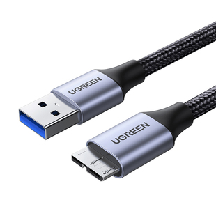 绿联 usb3.0移动硬盘数据线延长连接线充电线接口适用于东芝wd希捷seagate西部toshiba硬盘三星note3/s5手机