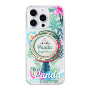 星期天家熊猫苏打水复古风创意苹果14promax手机壳iphone14pro磁吸magsafe新款14透明13pro12全包plus套pm