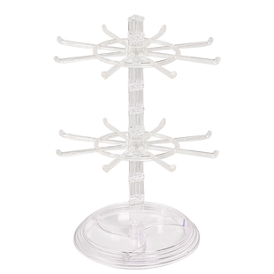 labubu收纳展示架拉布布公仔玩偶挂件可旋转耳环首饰钥匙扣展示架