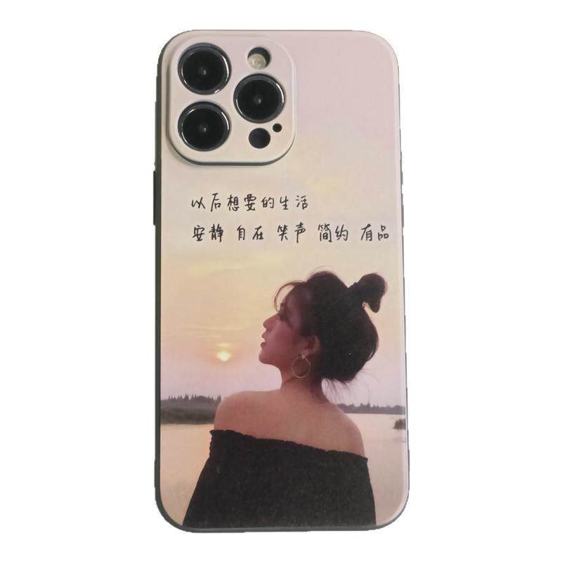 新款气质女神背影适用Reno7OPPOReno12手机壳磨砂Reno6se硅胶软壳防摔Reno10手机壳高级感Reno8