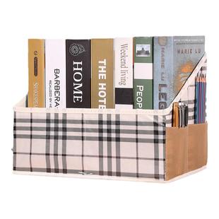 书本收纳箱加厚无纺布防水收纳学生书箱课桌书立折叠收纳盒高中生