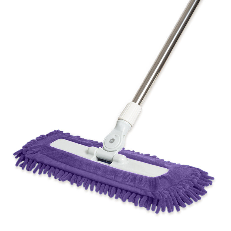 毛毛虫雪尼尔拖把免手洗加厚家用平板吸水保洁专用瓷砖墙壁天花板