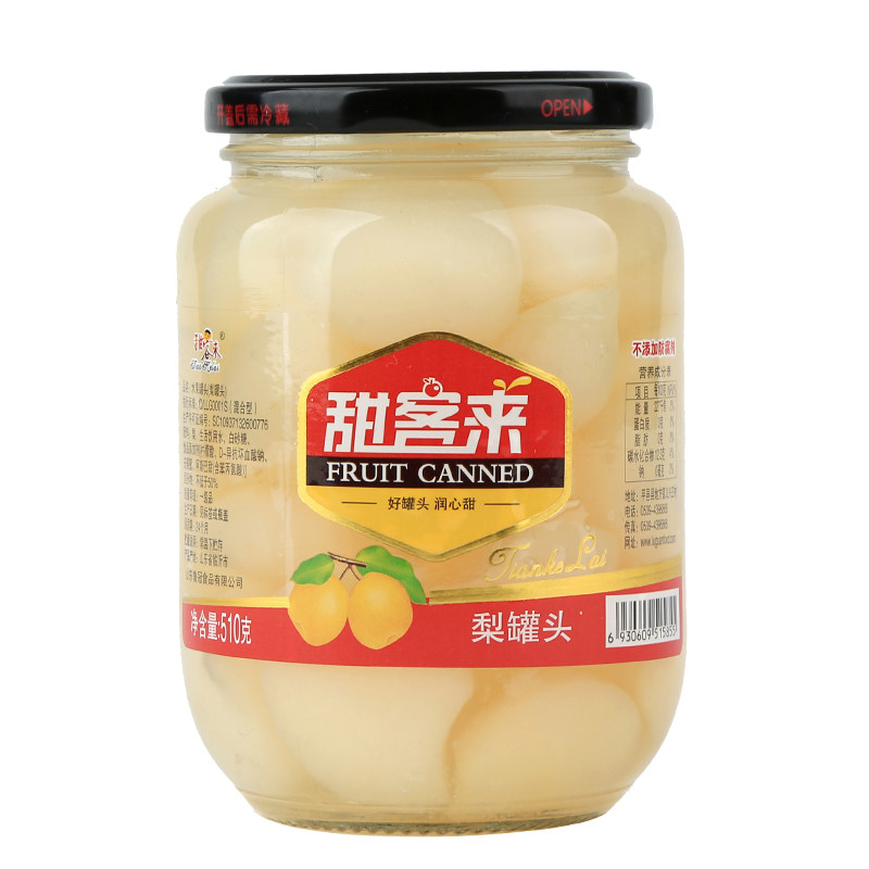 雪梨罐头帝王珍果水果罐头
