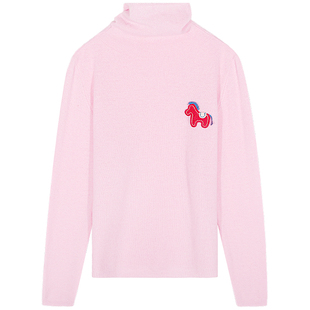 落落狷介毛衣女款2025新款打底针织衫内搭高领小个子可外穿羊毛衫