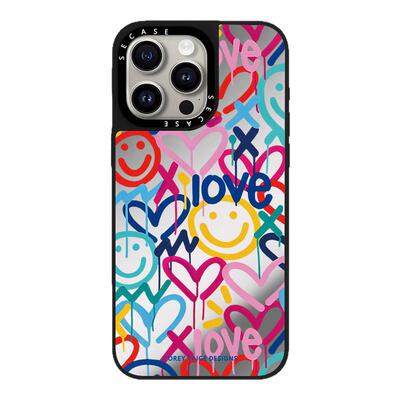 CASETiFiY黑白涂鸦情侣爱心苹果17promax适用iPhone16pro磁吸手机壳15plus14网红13防摔12可爱华强北平替少女