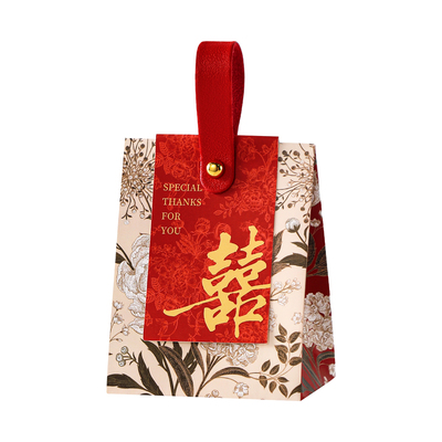 结婚喜糖盒婚礼伴手礼手提糖果盒