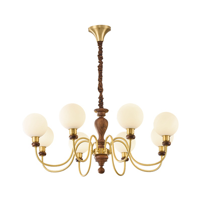 法式中古魔豆吊灯卧室大厅主灯