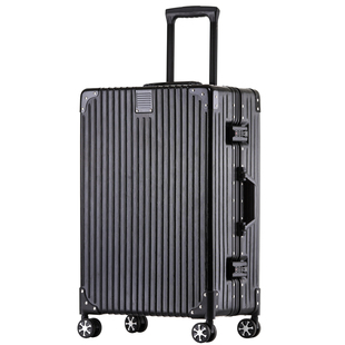 复古直角行李箱拉杆箱女24寸男万向轮旅行26密码20登机皮箱子耐用