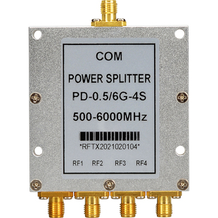 功分器一分四2.4 5.8G合路器一分四分配器 0.5-6G Gps信号功分器