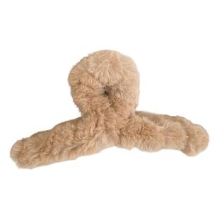 高级感大号头发抓夹女2026新款毛绒鲨鱼夹后脑勺发夹盘发夹子头饰